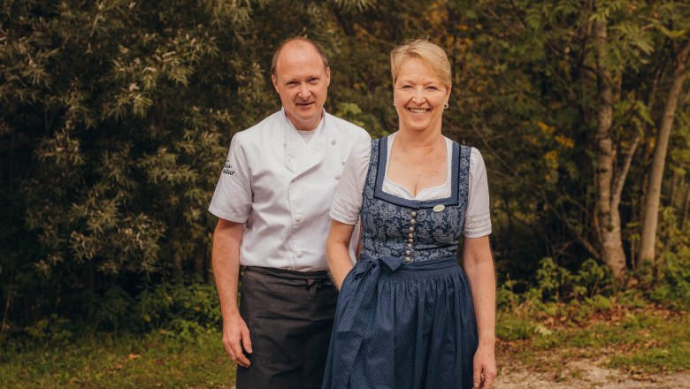 Wirtsleute Chefkoch Franz „Ferry“ Heinz & Gattin Gabi, © Niederösterreich Werbung/Daniela Führer